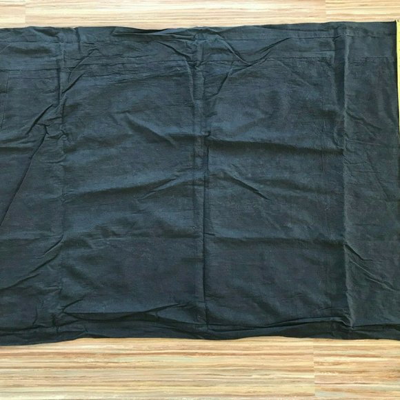 Mirrored Embroidery Wall Tapestry Orange & Green Embroidered Table Cover India - Picture 6 of 7